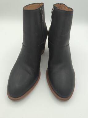 Madewell Rosie Black Leather Ankle Boot Size 6